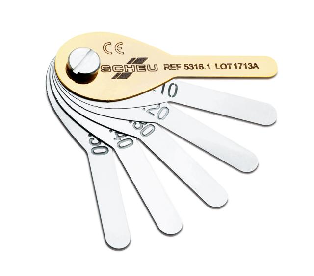 SCH 5316.1 CA IPR Gauge 0,1-0,5mm Måle Kit