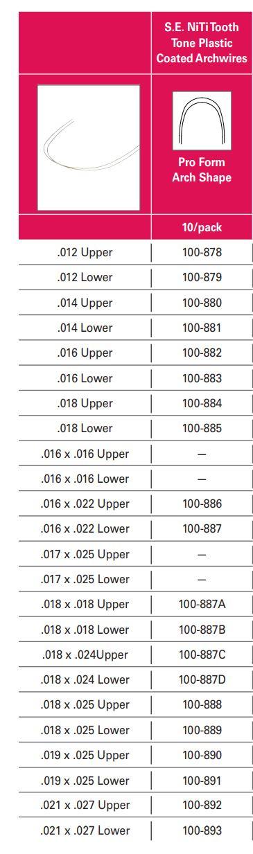 OO 100-880 014 Upper pf Coated Nitanium