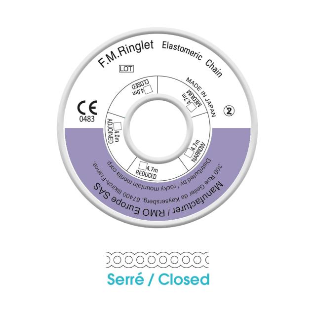 RM J00139 Energy Chain PC Closed Pearl Blue 2, 8mm 2,30m