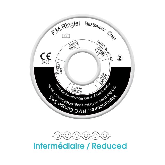 RM ECM0657/J00277 Energy Chain Reduced 3,8mm Sort