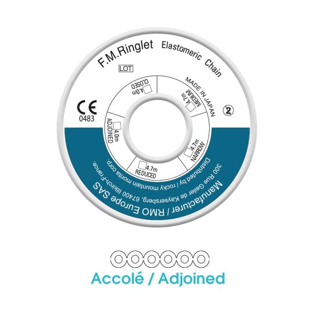 RM J00205 Energy Chain Adjoined 3mm Blå 2,30m