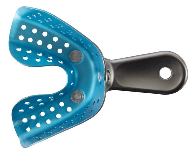 RM J00365 Impression Tray Aluminium Blue Ukj str 2