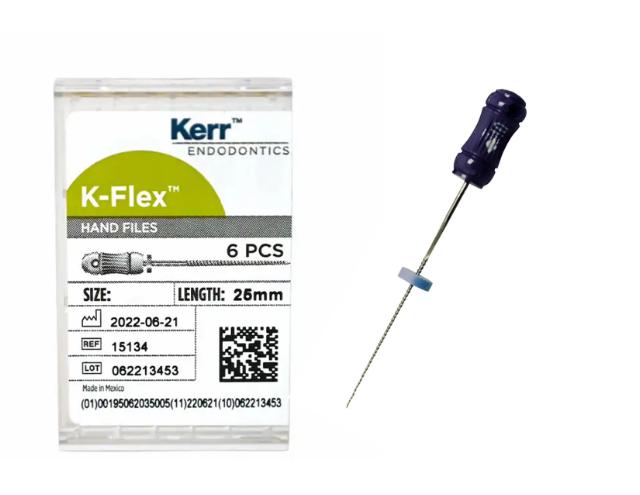 Kerr K-Flex Fil 25mm ISO 10 6stk