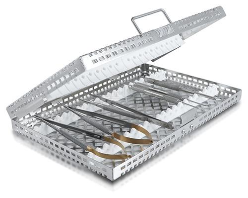 Steri-Wash Tray kassett m/lokk 28x19x3,4cm