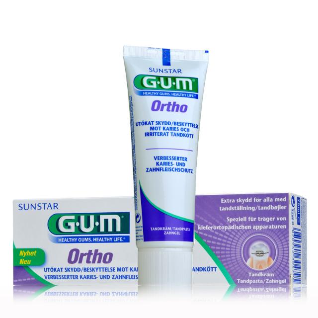 GUM Ortho Tannkrem 12x75ml