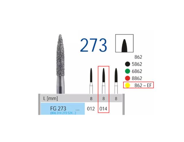 Horico Pussediamanter FG F273/014 Gul 5stk