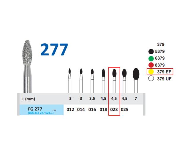 Horico Pussediamanter FG F277/023 Gul 5stk