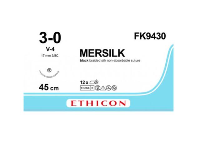 Ethicon FK9430 V-4/3-0 45cm 12stk