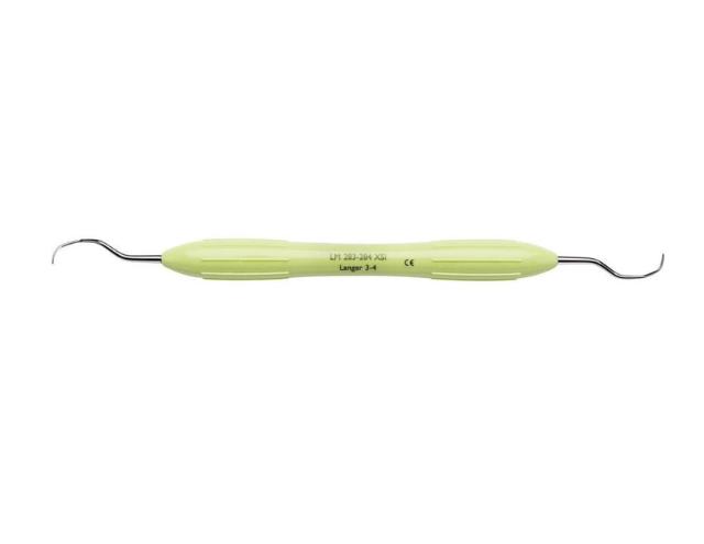 LM 283-284ES Langer curette 3/4 Grønn