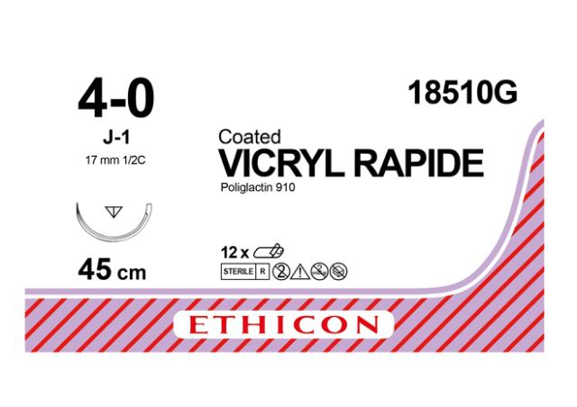 Ethicon 18510G J-1/4-0 vicryl 12stk