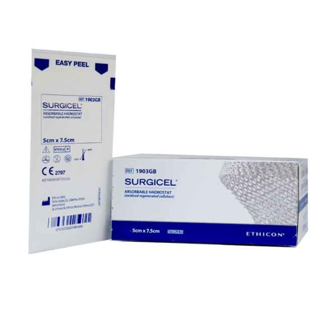 Surgicel Hemostatica 5x7,5cm 10stk