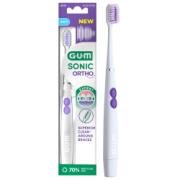 GUM Sonic Ortho Tannbørste m/batteri soft