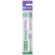 GUM Sonic Ortho Børstehoder soft 2stk