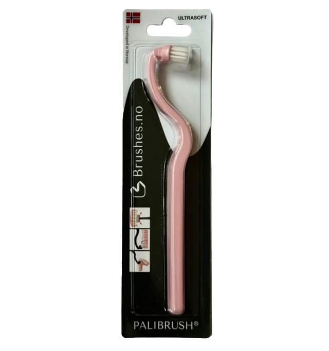 Palibrush spesialtannbørste rosa stk