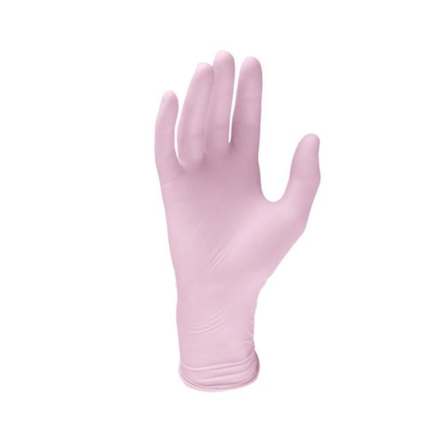 SIMPLEE Nitrilhansker Lysrosa  M 10x200stk