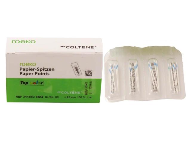 Paper Points Sterile Roeko ISO 60 180stk