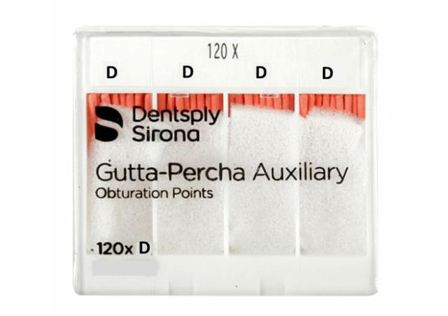 Gutta Percha hjelpepoints D 120stk