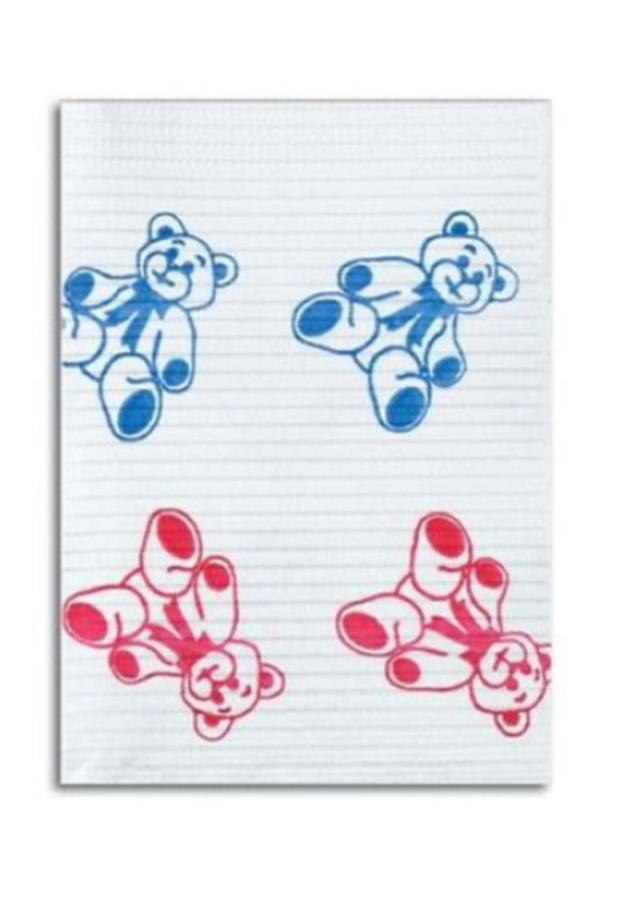 Crosstex Servietter Hvit m/Bamse 48x33cm 500stk